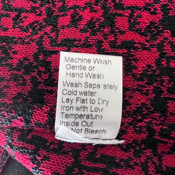 Ming Wang Houndstooth Tweed Knit Jacket Braided Trim Gold Buttons NWT FLAW - Picture 11 of 16